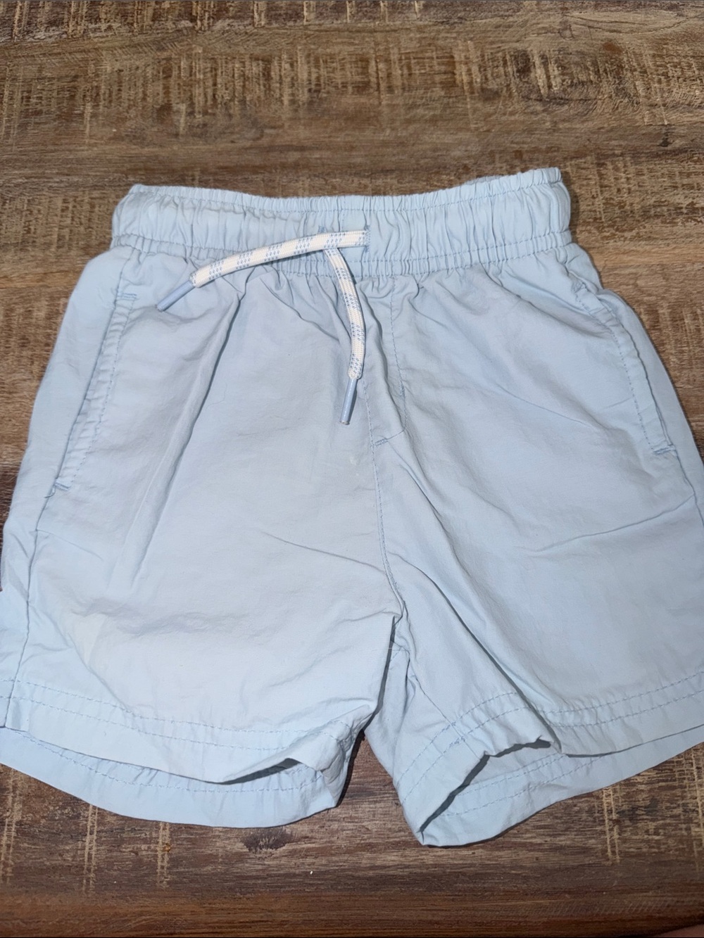 Old Navy Light Blue Men’s Elastic Drawstring Casual Shorts